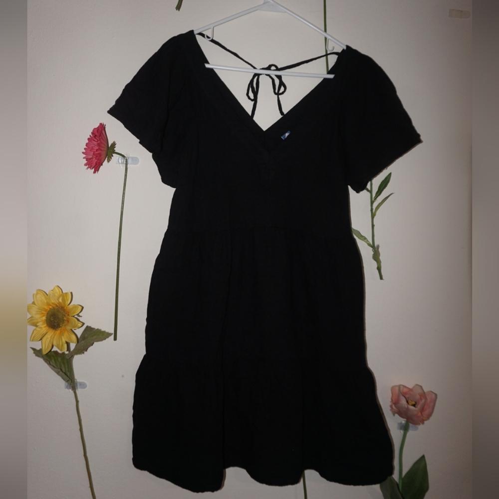 Elegant Black Dress - OLD NAVY